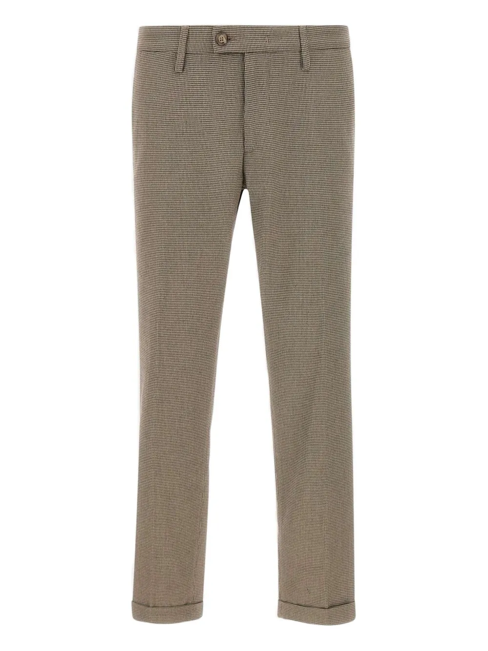 Re-Hash houndstooth cuffed-hem trousers | Brown | Image 1