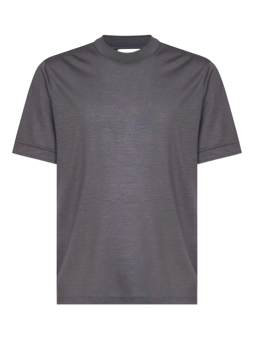 D4.0 Crew-neck Wool T-shirt In Gray