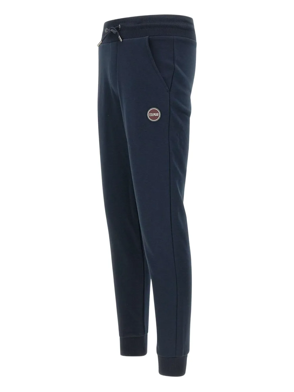Colmar Logo-patch Cuffed Track Pants In Blue