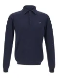 Sun68 long-sleeve polo shirt - Blue