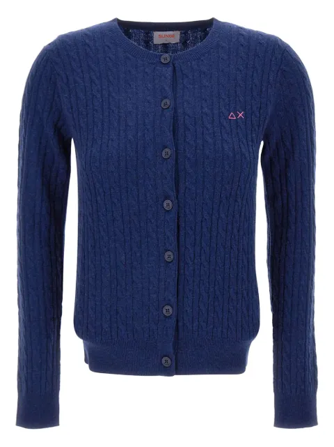 Sun68 cable-knit cardigan