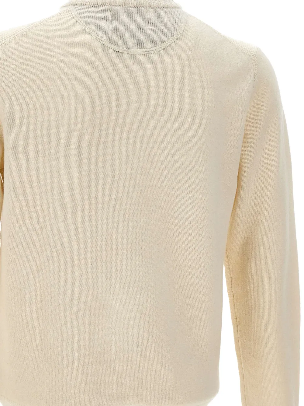 Sun 68 High-neck Zip-up Cardigan In Metallic