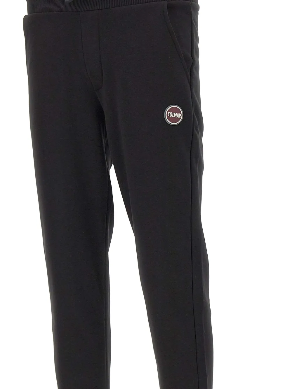 Colmar Logo-patch Elastic-cuff Track Pants In Black