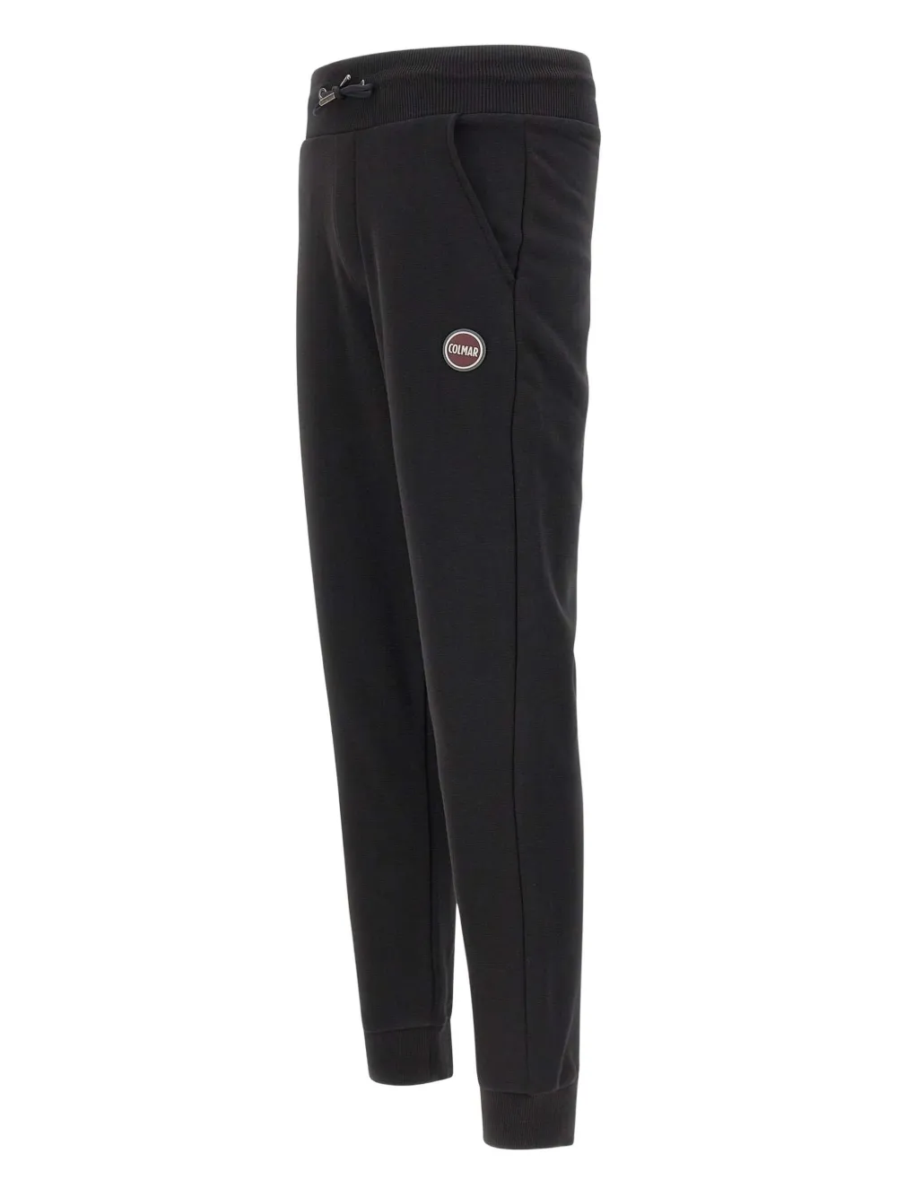 Colmar Logo-patch Elastic-cuff Track Pants In Black