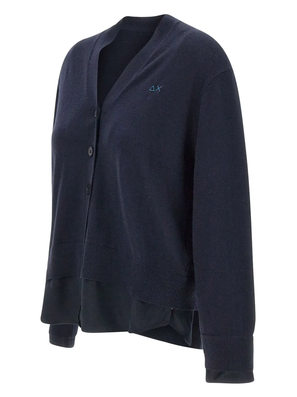 Sun68 Vest met knoop Blauw