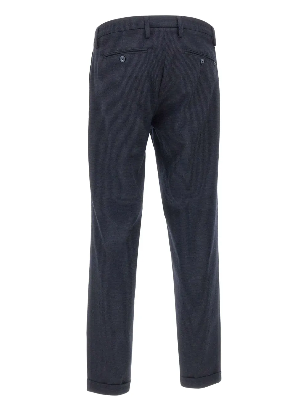 Re-hash Mucha Textured Cuffed Trousers In Black