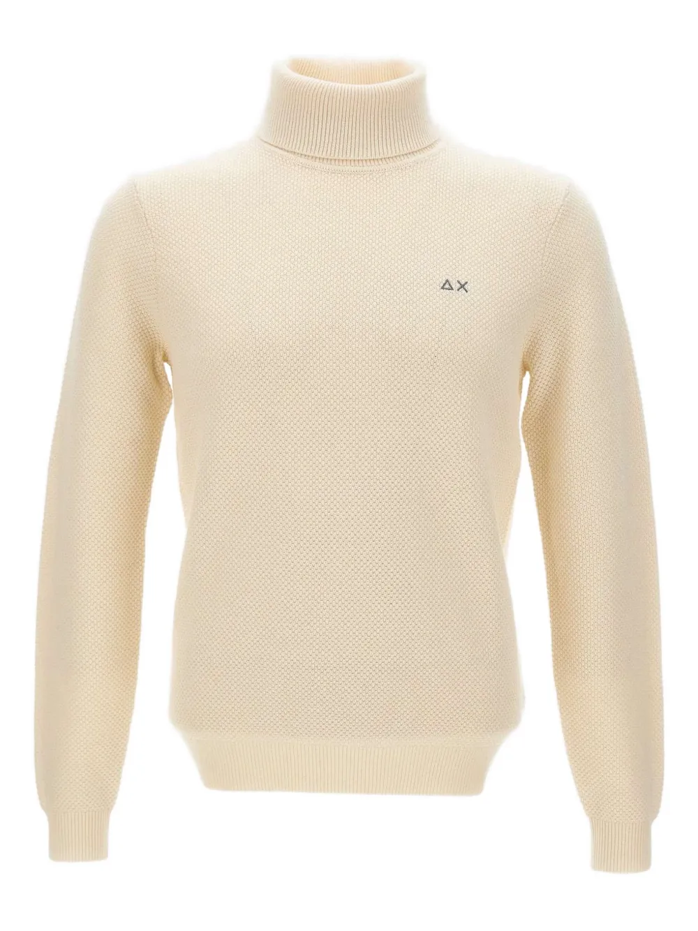 Sun68 waffle-knit turtleneck sweater | Neutrals | Image 1