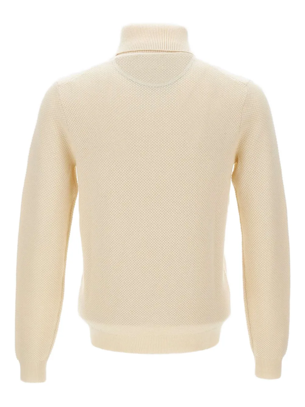 Sun68 Wafelgebreide coltrui - Beige