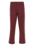 adidas side-stripes track pants - Red