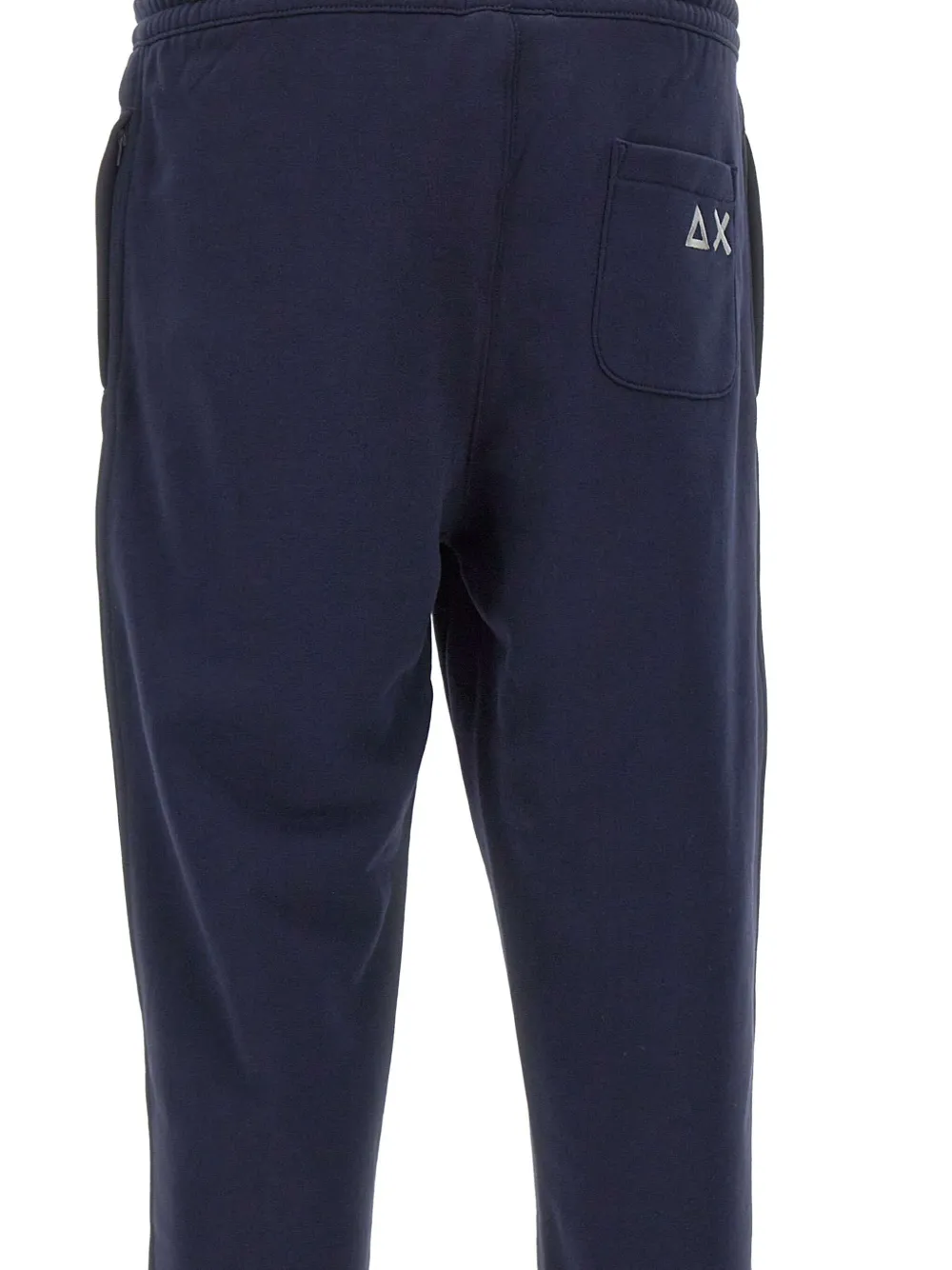 Sun 68 Drawstring Cuffed Track Pants In Blue