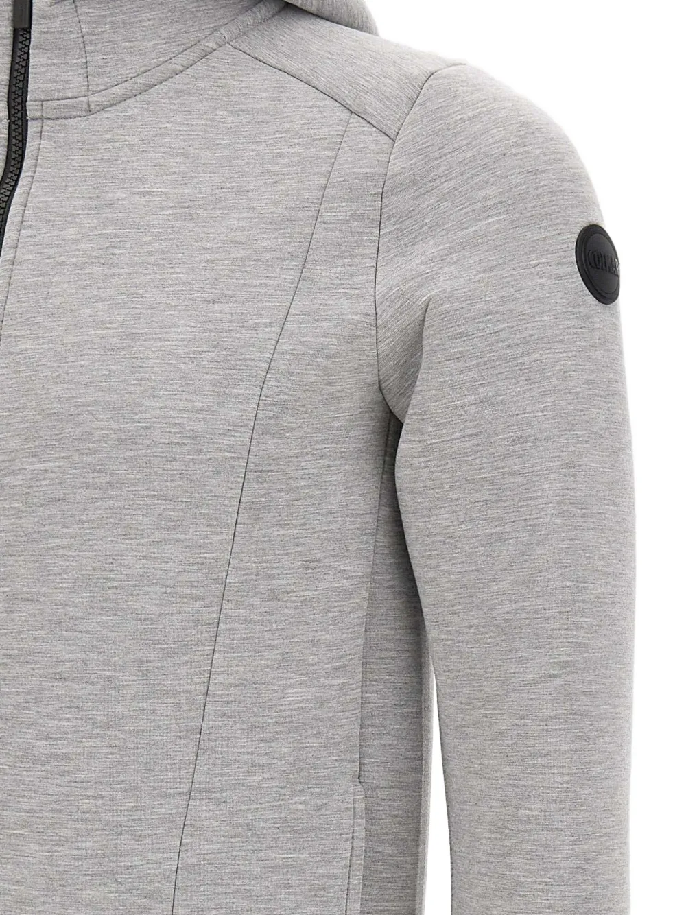 Colmar Scuba Zip-front Hoodie In Gray