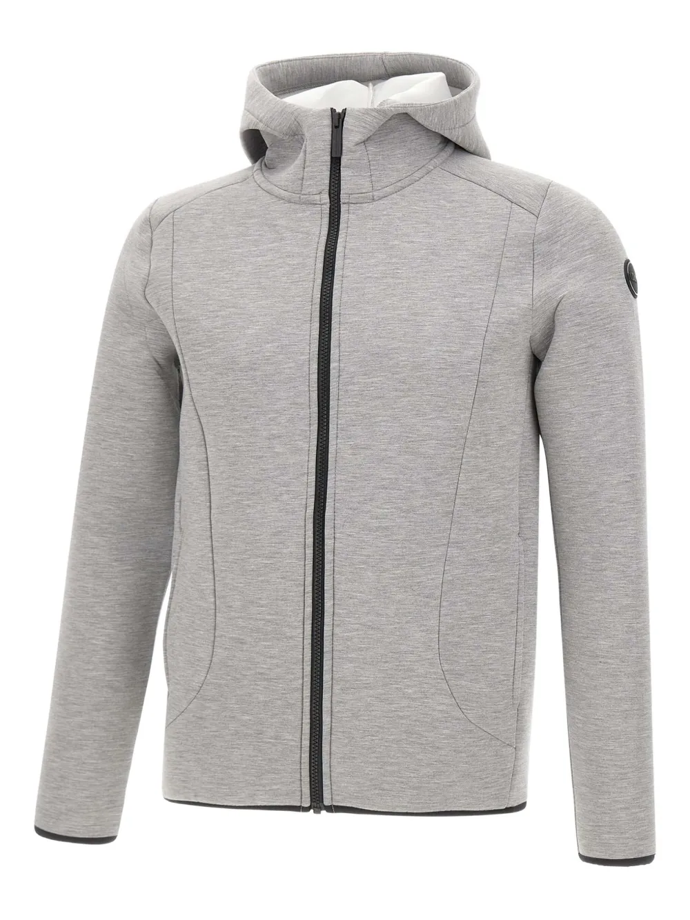 Colmar Scuba Zip-front Hoodie In Gray