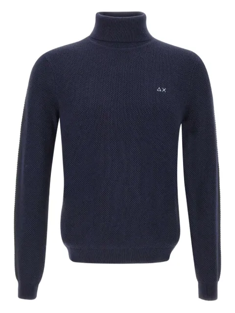 Sun68 turtleneck textured sweater