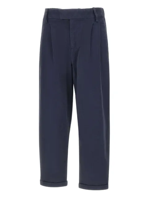 Sun68 pleated cuffed trousers