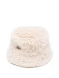 Moncler fleece bucket hat - Neutrals
