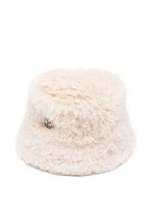 Unreal Fur Yeoman Bucket Hat in Cream One Size New Womens Faux Fur Unreal Fur Yeoman Bucket Hat in Cream One Size New Womens  main image 3