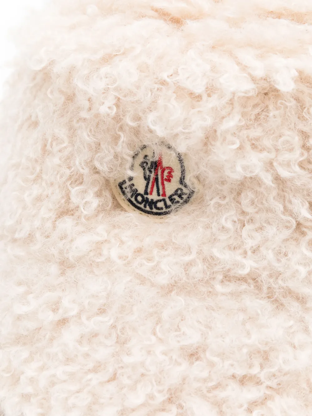 Moncler Fleece Bucket Hat In Neutral