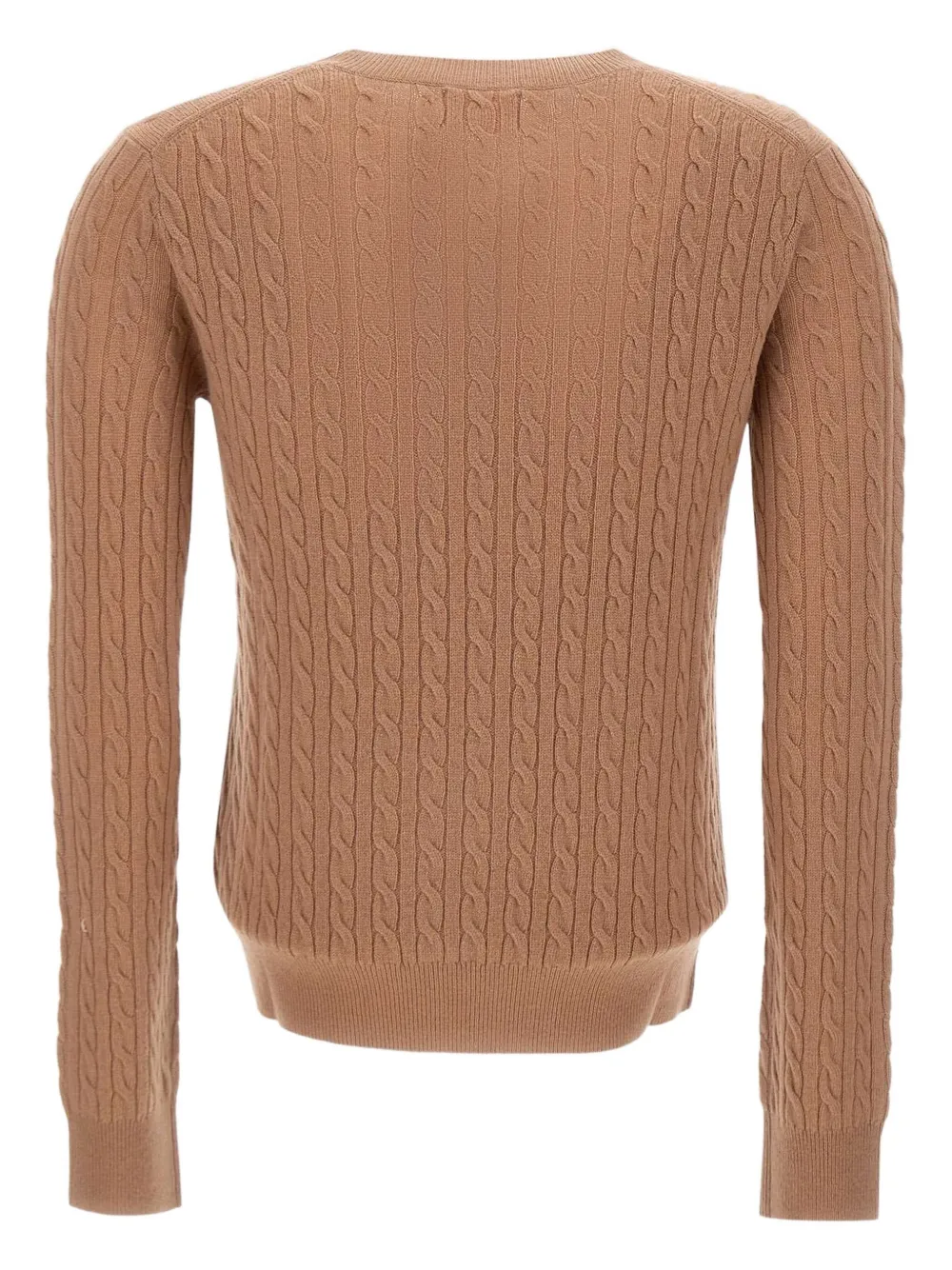 Sun 68 Cable-knit Sweater In Brown