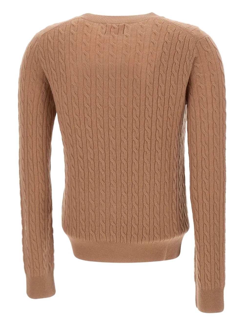 Sun 68 Cable-knit Sweater In Brown