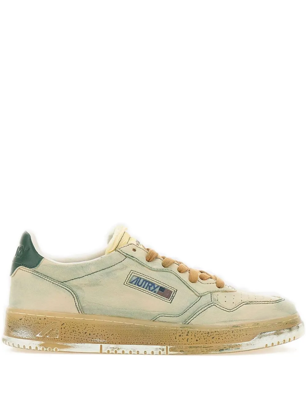 Autry Medalist Low Super Vintage Sneakers In Neutral