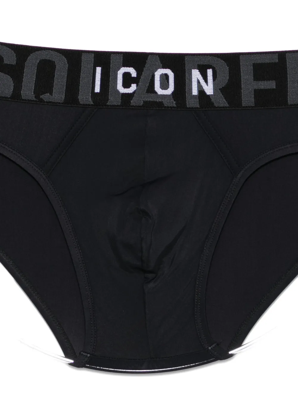 Dsquared2 Icon-band Briefs In Black