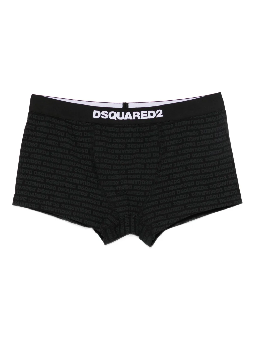 DSQUARED2 logo-print trunks | Black | Image 1