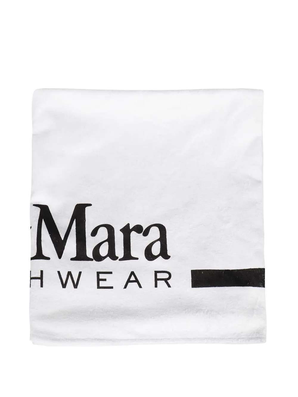 Max Mara logo beach towel | White | Image 1