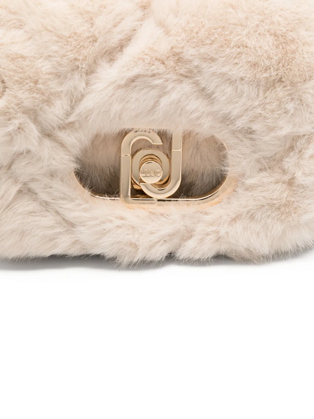 LIU JO Crossbodytas van imitatiebont Beige