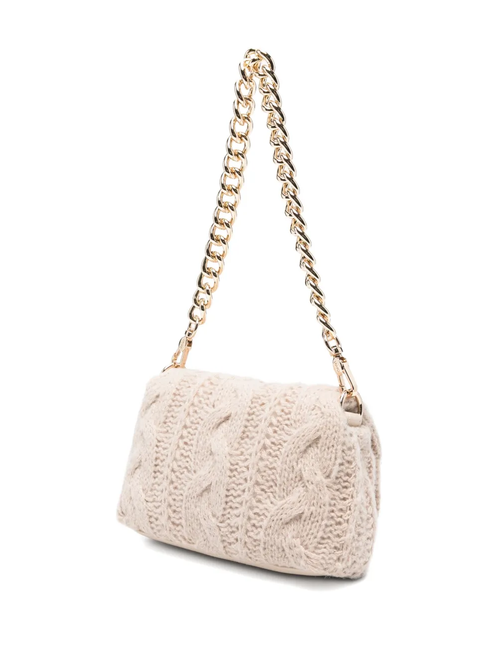 LIU JO mini cable-knit shoulder bag | Mini Bags | Image 2