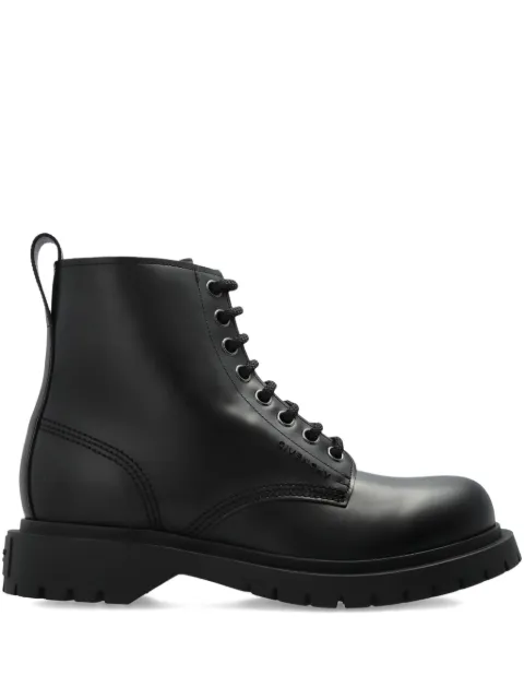 Givenchy lace-up leather boots