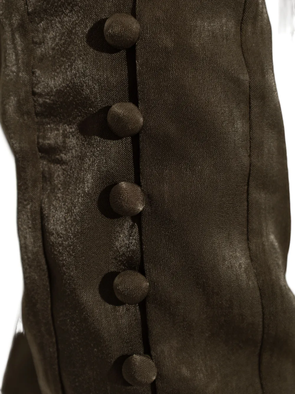 IRO Jurk met pofmouwen Groen