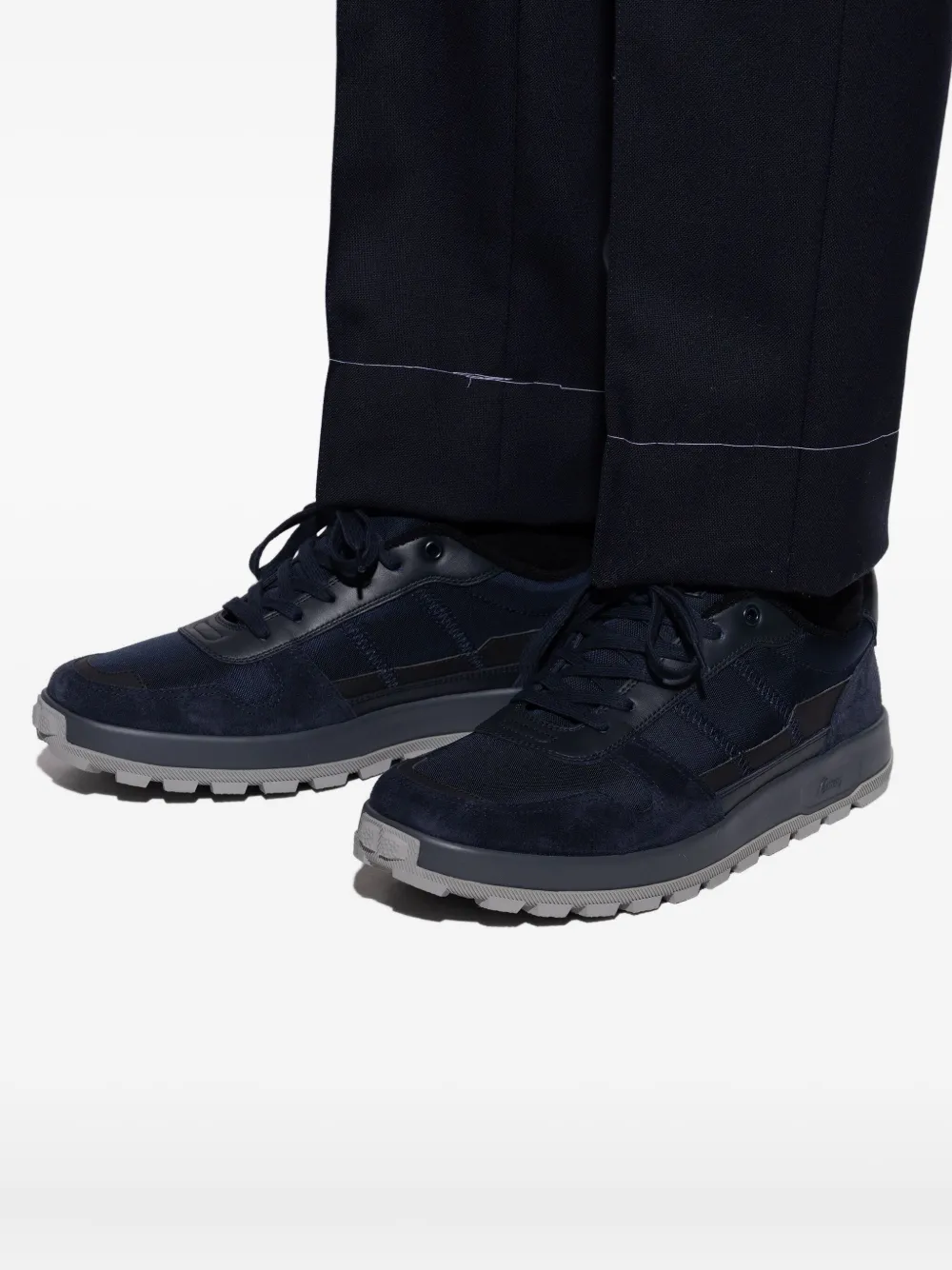 Brioni Crossing Lace-up Sneakers In Multi