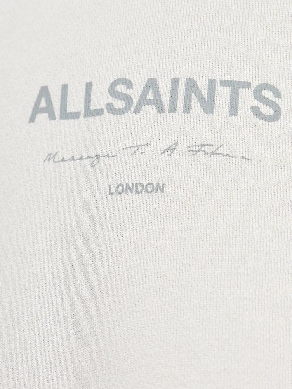 Allsaints Logo-print Hoodie In Multi