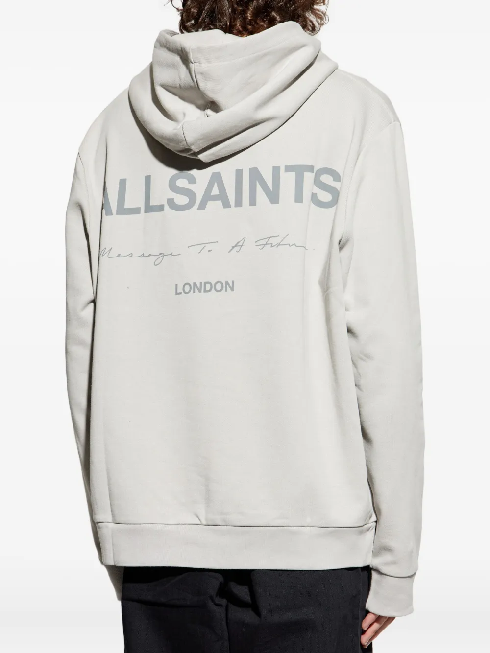 Allsaints Logo-print Hoodie In Multi