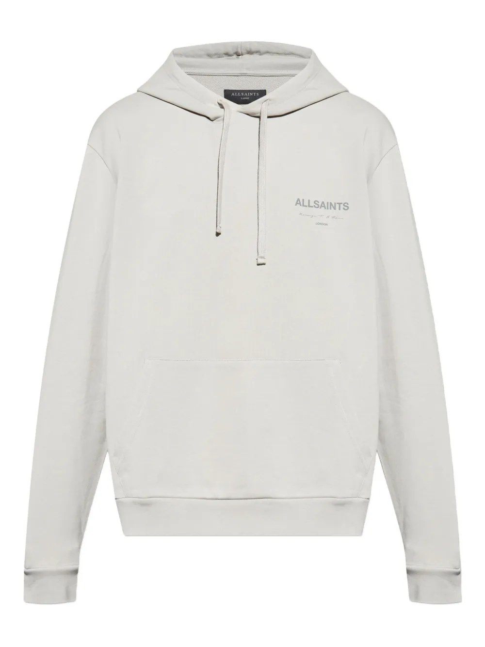 Allsaints Logo-print Hoodie In Multi