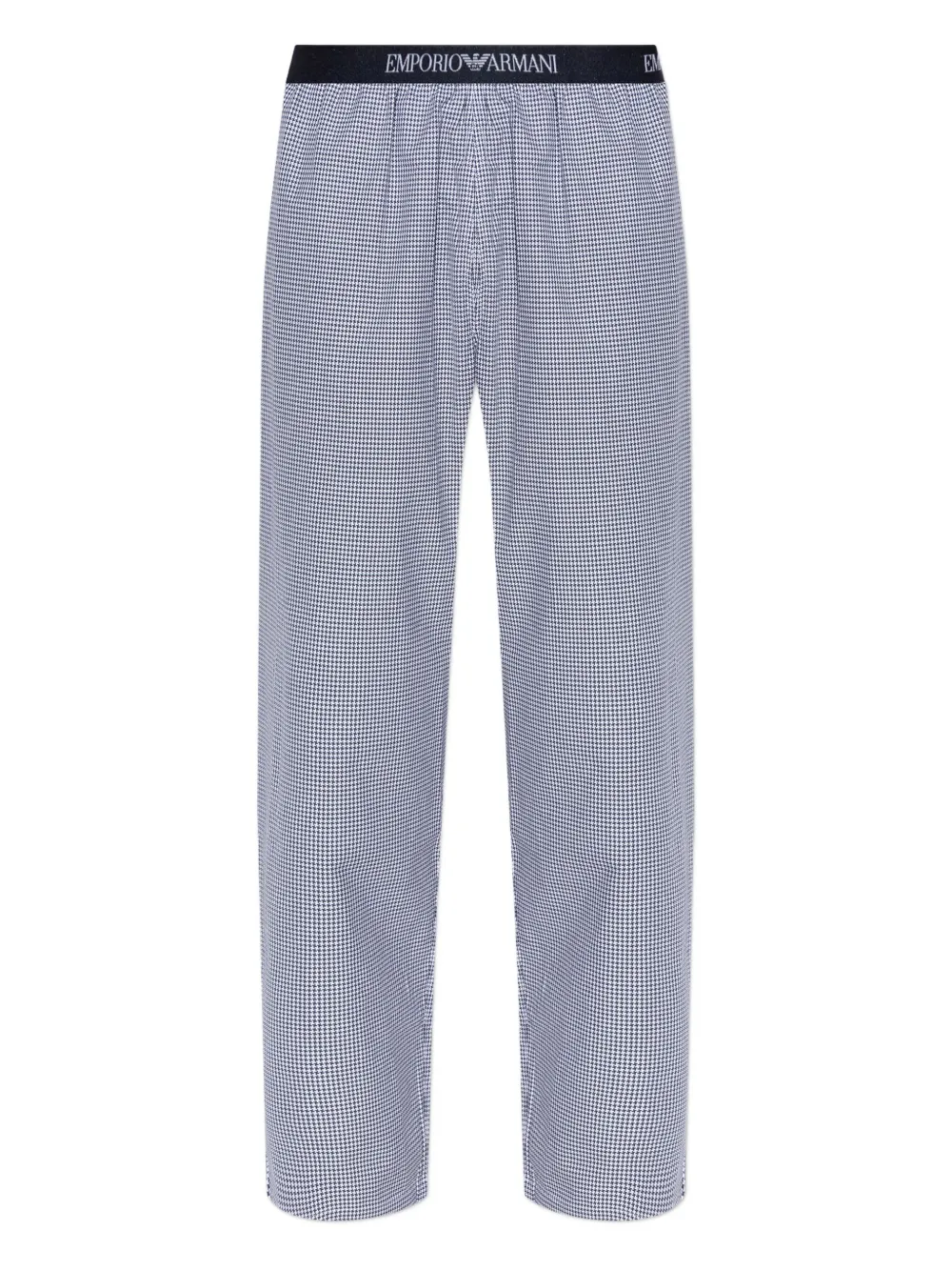 Emporio Armani gingham-check trousers | Blue | Image 1