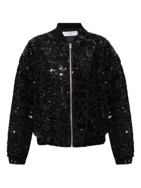 IRO sequin bomber jacket