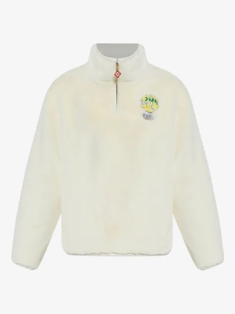 Casablanca Tennis Mascot half-zip sweatshirt