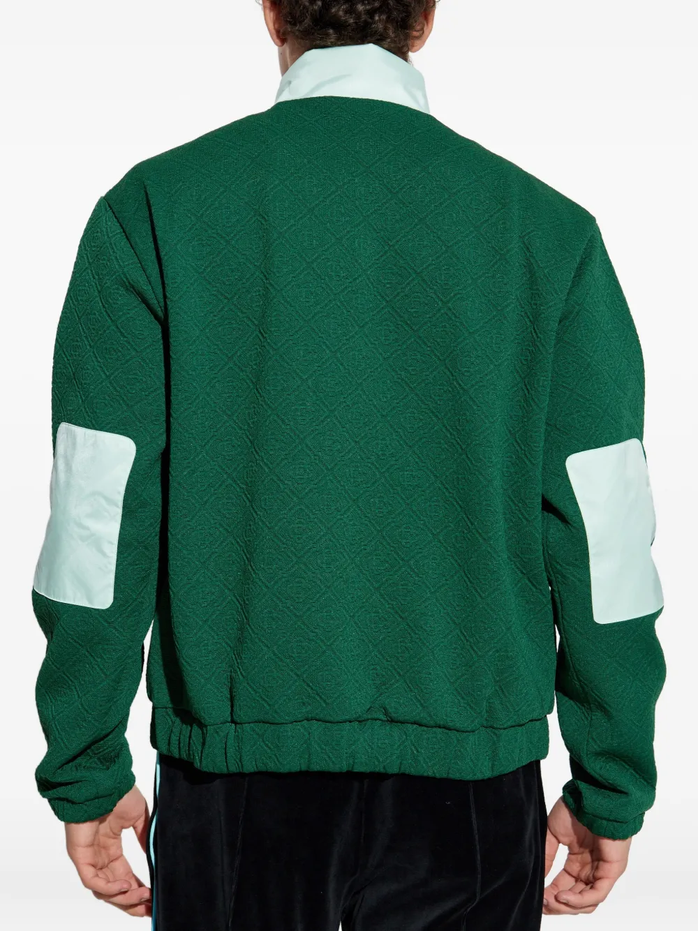 Casablanca Sweatei met rits Groen