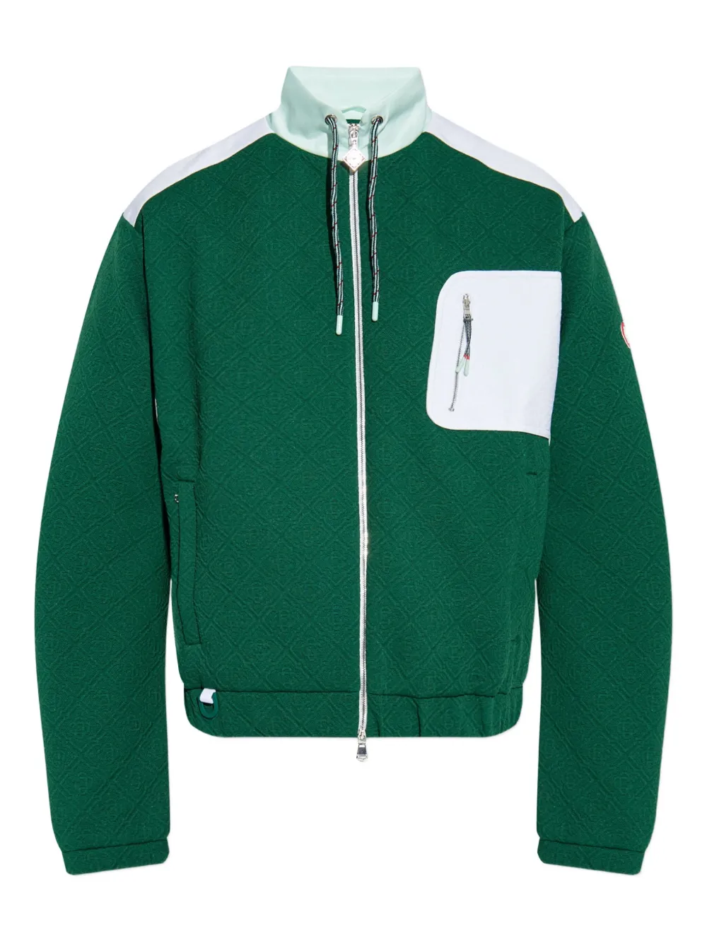 Casablanca zip sweatshirt | Green | Image 1