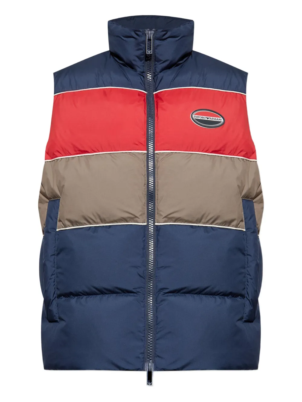 Emporio Armani horizontal-quilted padded gilet | Blue | Image 1