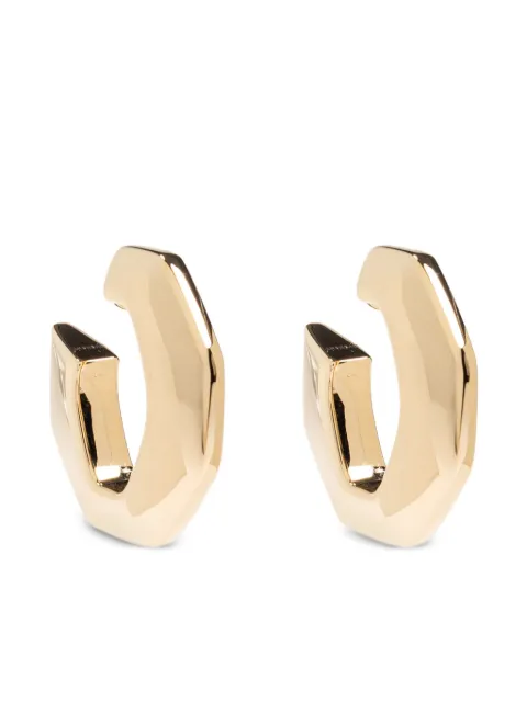 Givenchy geometric-shape hoop earrings