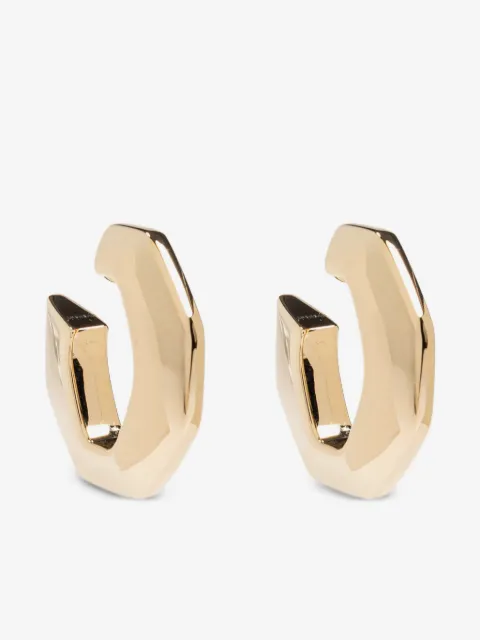 Givenchy ジオメトリックシェイプ フープピアス