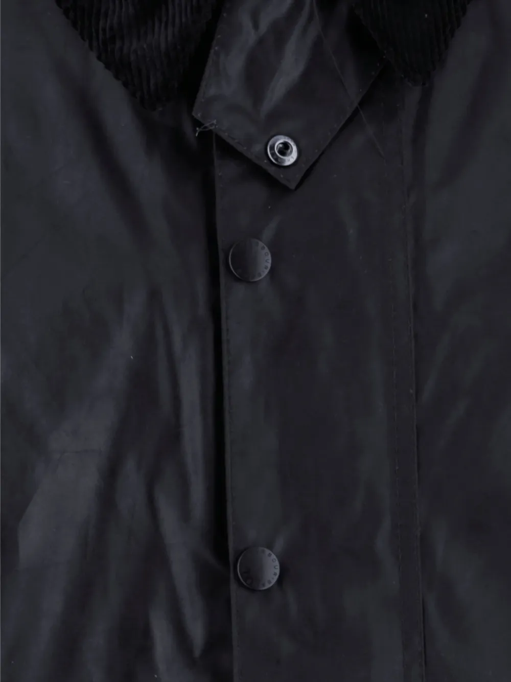 Barbour Jas met ribfluwelen kraag Blauw