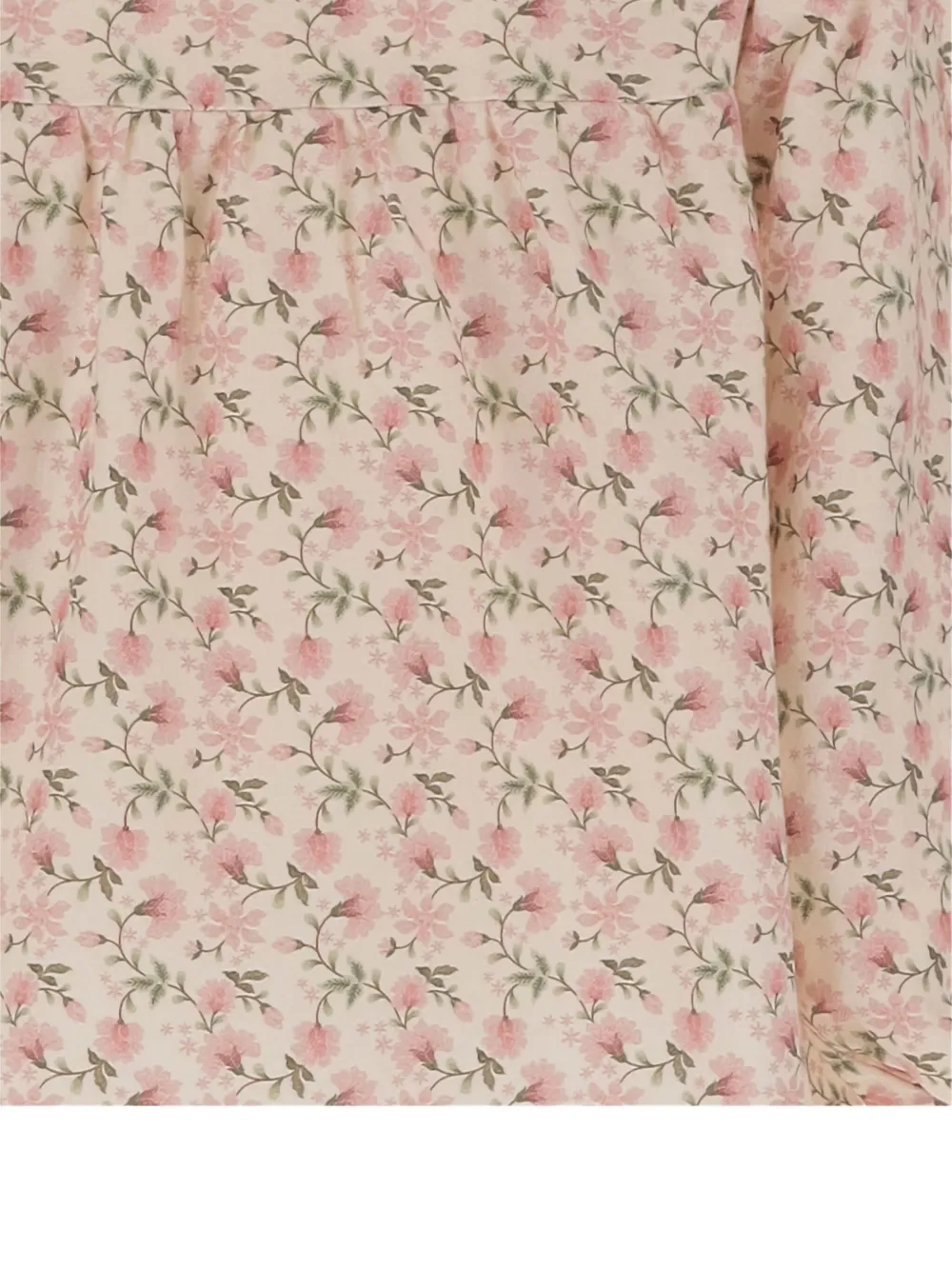 Babe And Tess Floral Blouse In Neutral