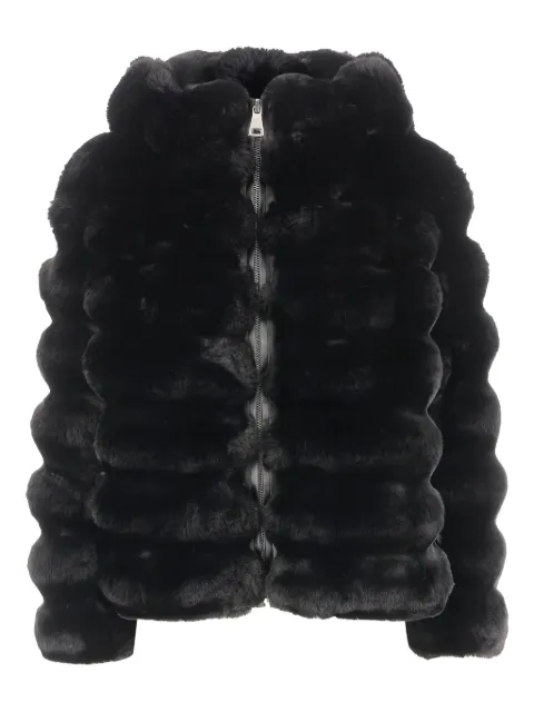 UNCOMMON faux-fur hooded coat