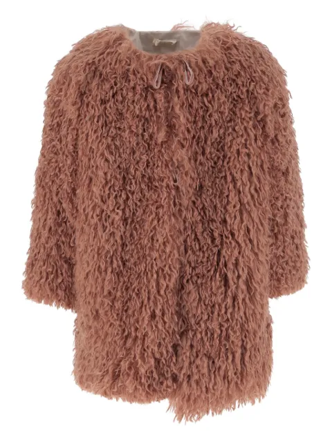 Babe And Tess faux-fur coat