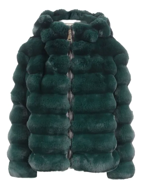 UNCOMMON faux-fur hooded coat