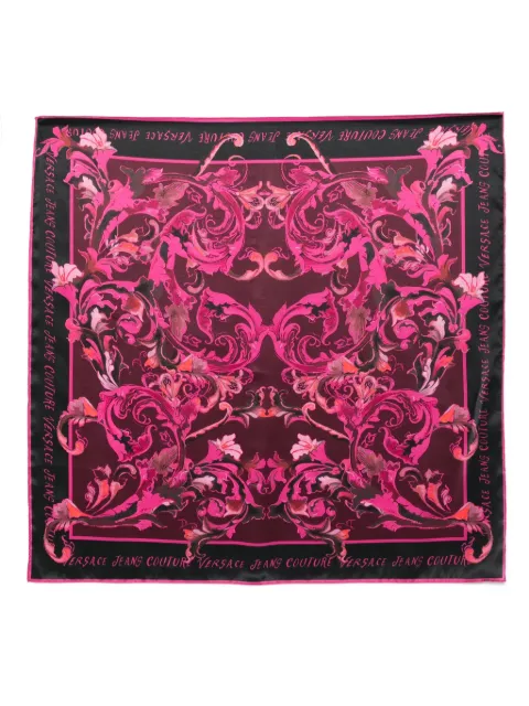 Versace Jeans Couture baroque-print silk scarf