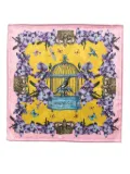 Versace Jeans Couture birdcage orchid scarf - Pink